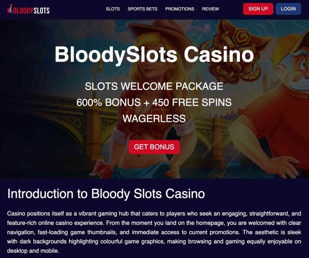 BloodySlots-Casino-Website