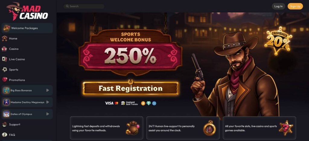 Mad Casino Website
