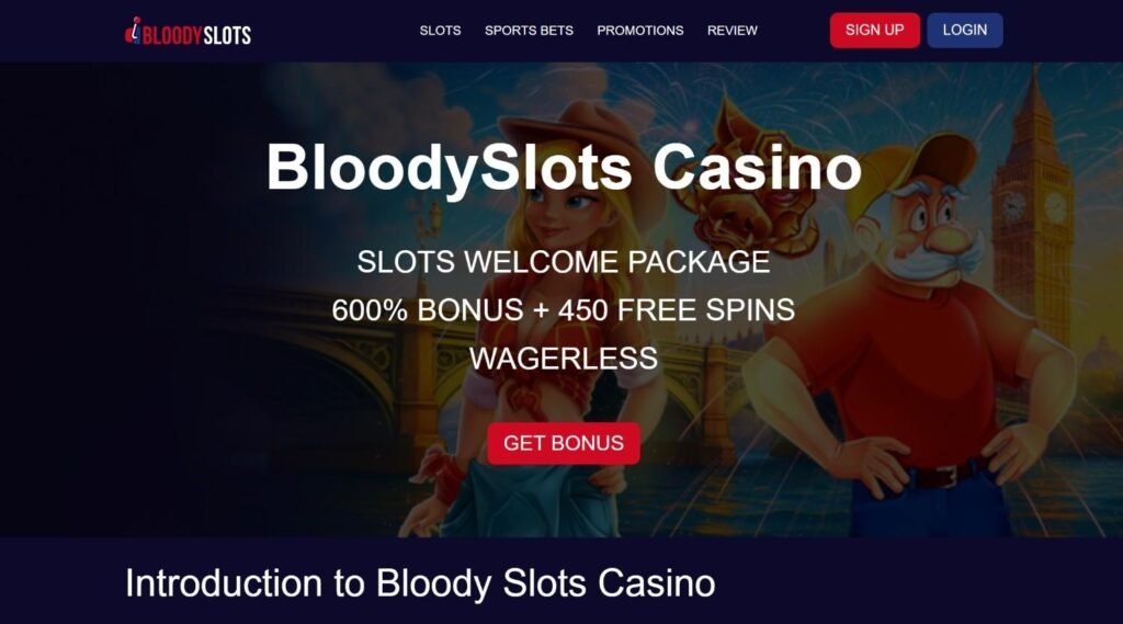bloodyslots-homepage